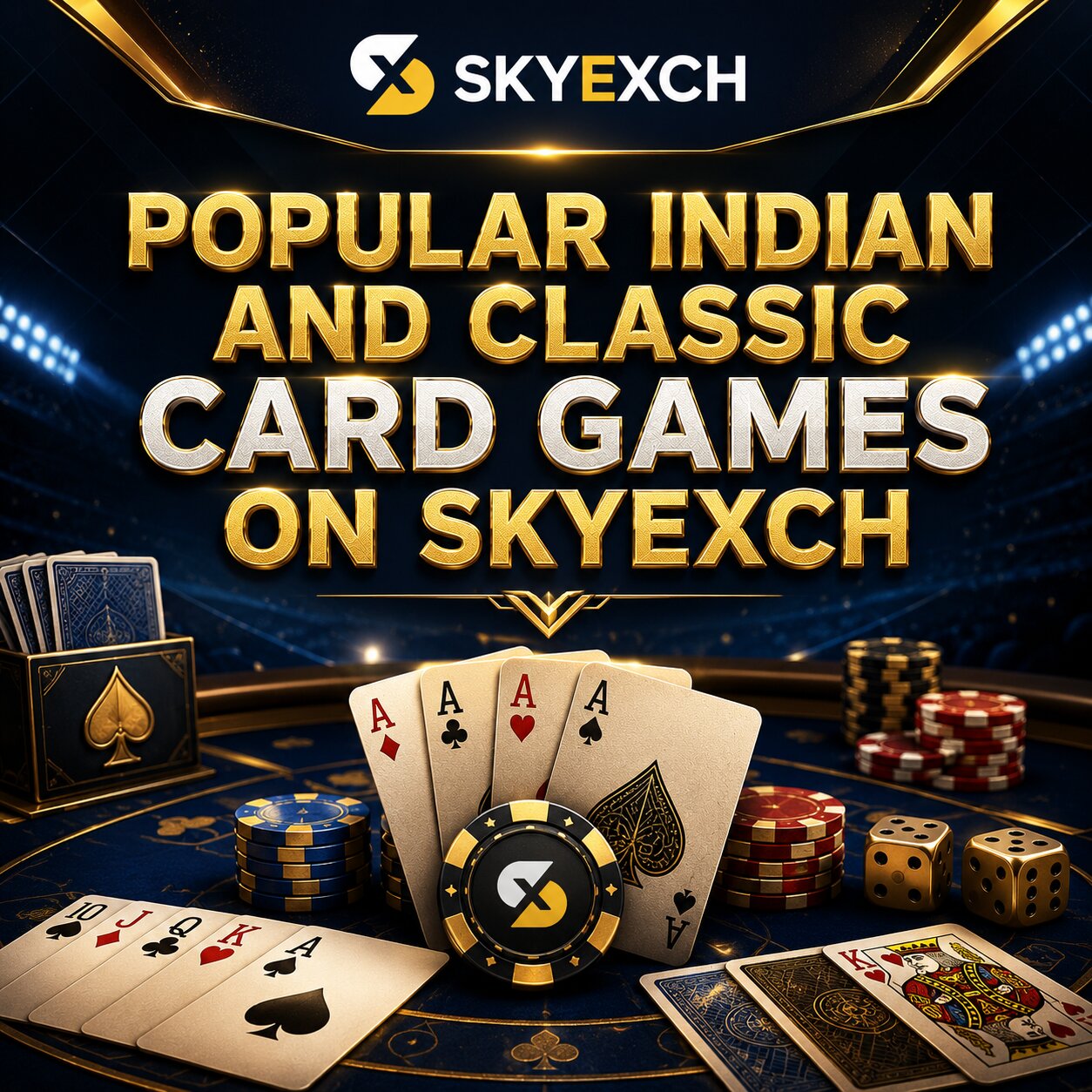 Popular Indian and Classic Card Games on Skyexch