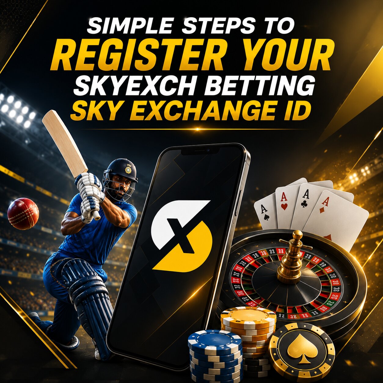 Simple Steps to Register Your Skyexch Betting Sky Exchange ID