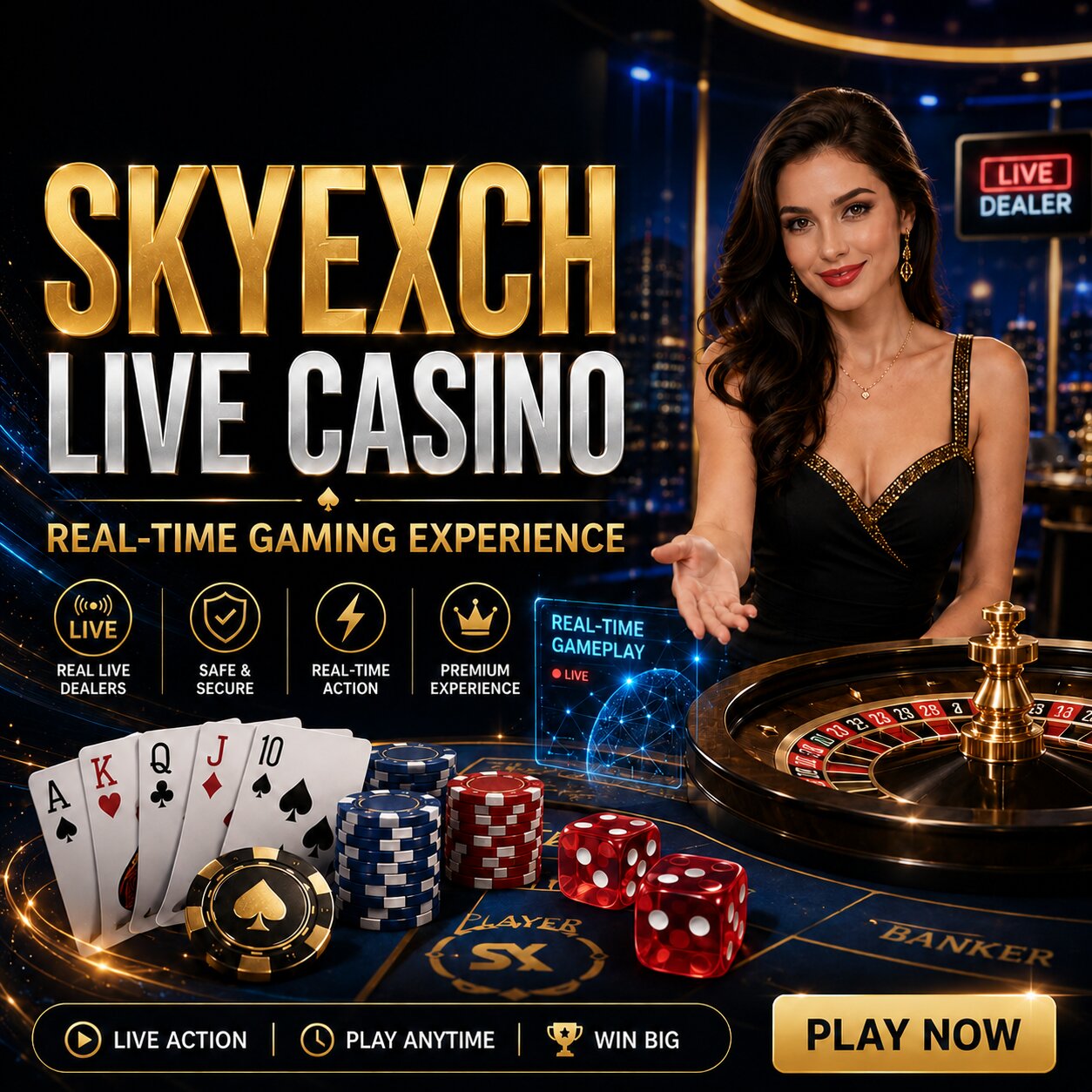 Skyexch Live Casino – Real-Time Gaming Experience